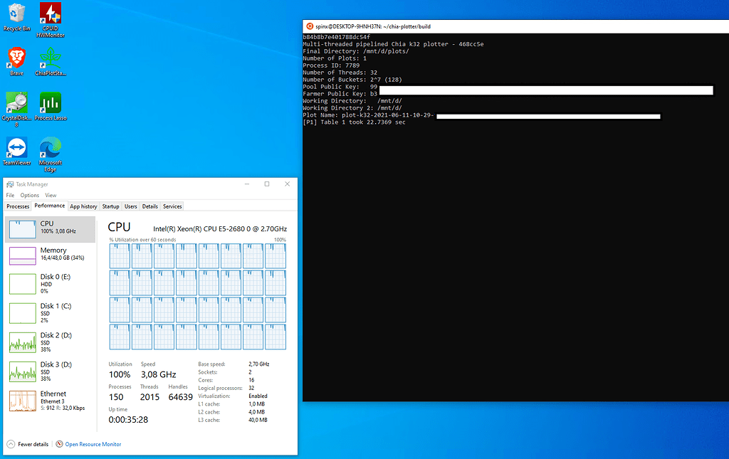 Chia plotter windows amd64 gui не запускается