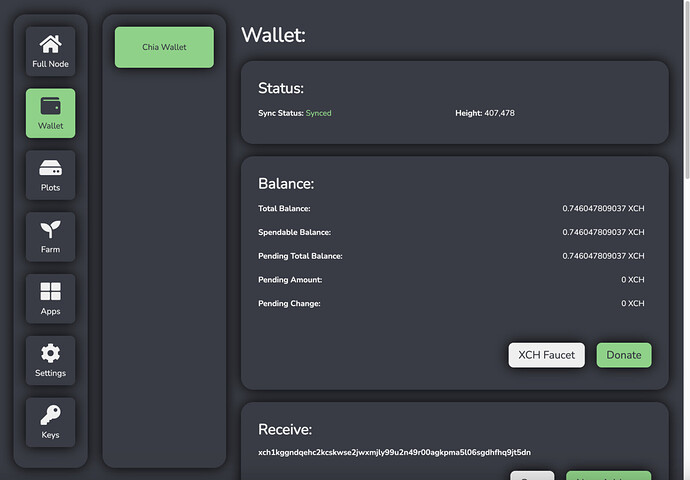 Image of Wallet Page